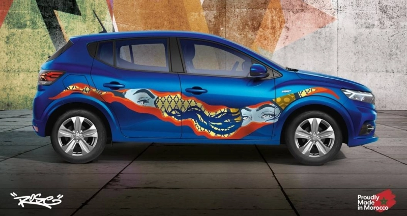 L'Edition Limitée Dacia Sandero Streetway Artway est disponible en 50 exemplaires uniquement au Maroc.