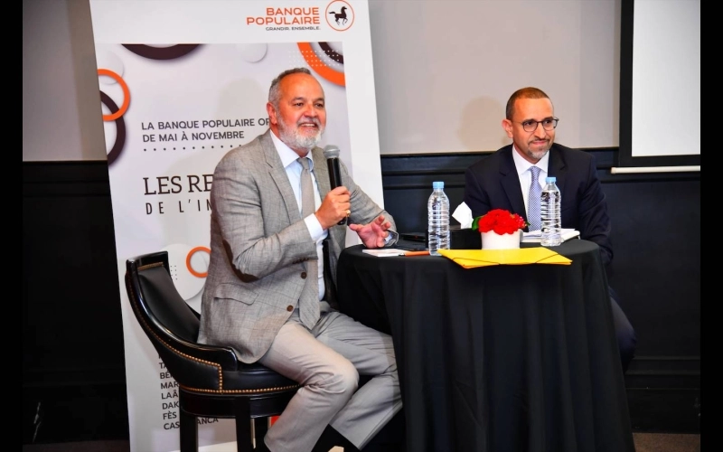 Au micro Jalil Senti Directeur Général de la Banque Commerciale groupe BCP