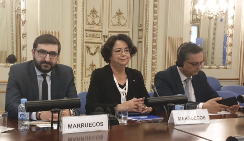 La présidente de la HACA lors de sa participation au Forum hispano-arabe des médias