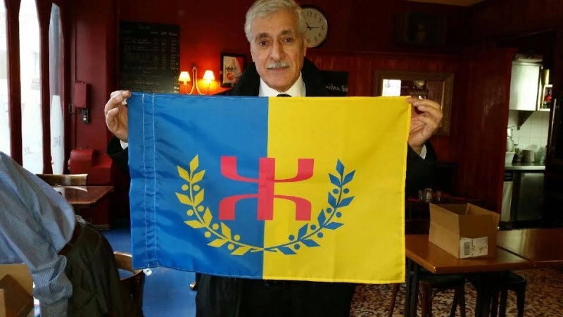 Ferhat Mhenni, le président du gouvernement provisoire kabyle et du MAK
