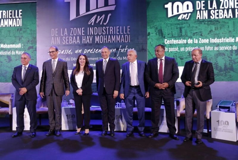La cérémonie de célébration du centenaire de la Zone Industrielle de AïnSebaâ Hay Mohammadi s’est déroulée en présence de nombreuses personnalités,