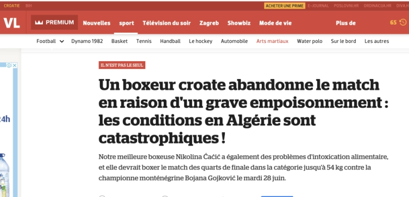 Le site croate VL (traduction automatique). Des conditions catastrophiques