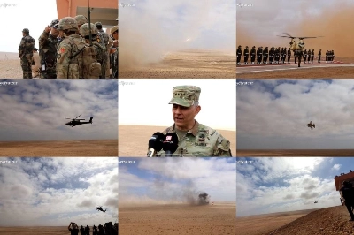 Vues impressionnantes des exercices de clôture de l'Africa Lion 2022, avec au centre le Général américain Stephen Townsend