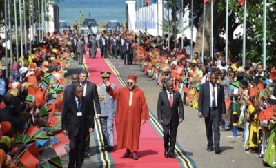 Ph. Archives. Le Roi Mohammed VI en Tanzanie