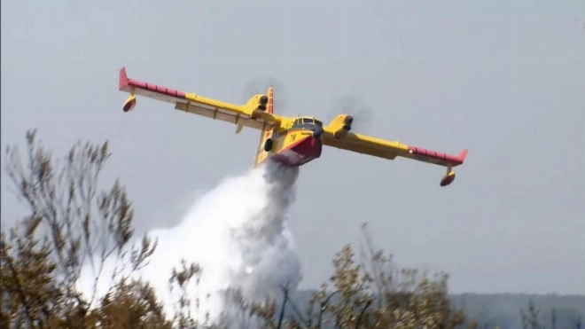 Des canadairs ont été mis à contribution
