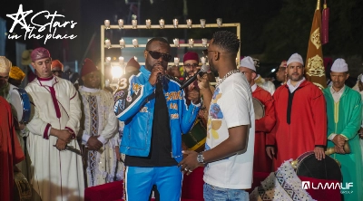 Gims et Dadju lors de Stars In The Place en 2019.