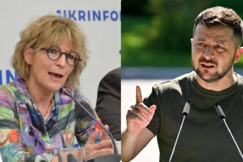 Volodymyr Zelensky accuse la secrétaire générale d'Amnesty International de verser dans la manipulation.