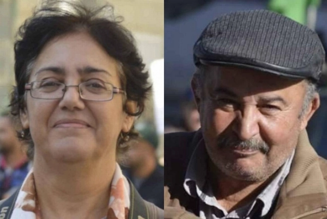La journaliste Jamila Loukil et son époux Kaddour Chouicha