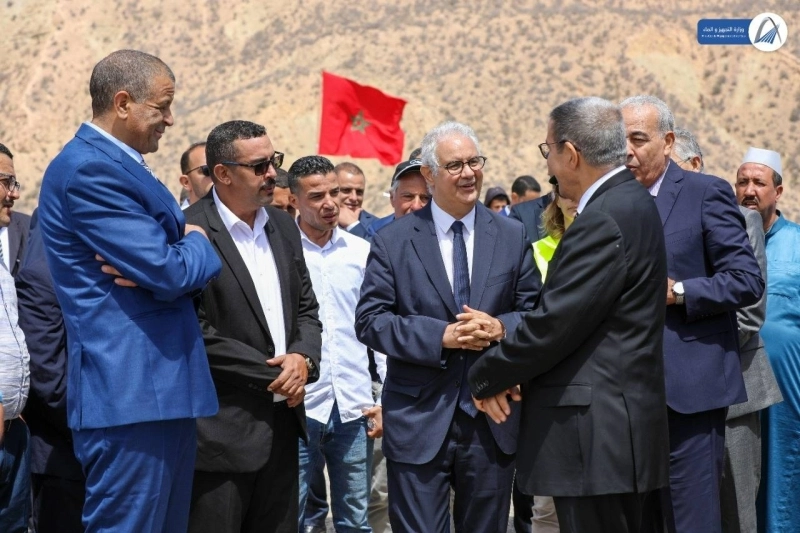 Le ministre de l’équipement et d’eau, Nizar Baraka a effectué le 5 septembre courant une visite de terrain sur le site e construction du barrage Tamri.
