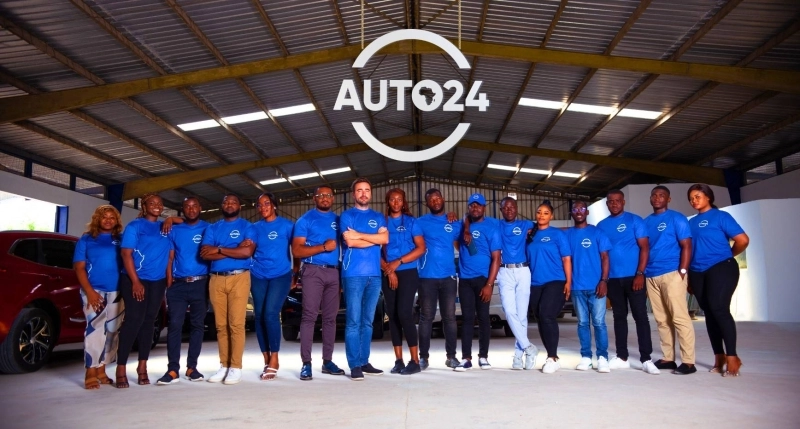 L'équipe d'Auto24 à Abidjan en Côte d'Ivoire.