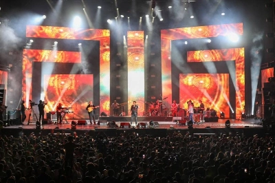 Le roi du Raï Cheb Khaled s'est produit sur la scène de l'OLM Souissi à Rabat devant 150 000 fans.