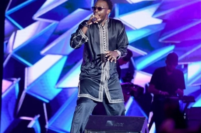 Le chanteur congolais et frère de Gims, Dadju.