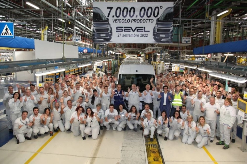 7 millions de véhicules assemblés à l'usine Sevel.