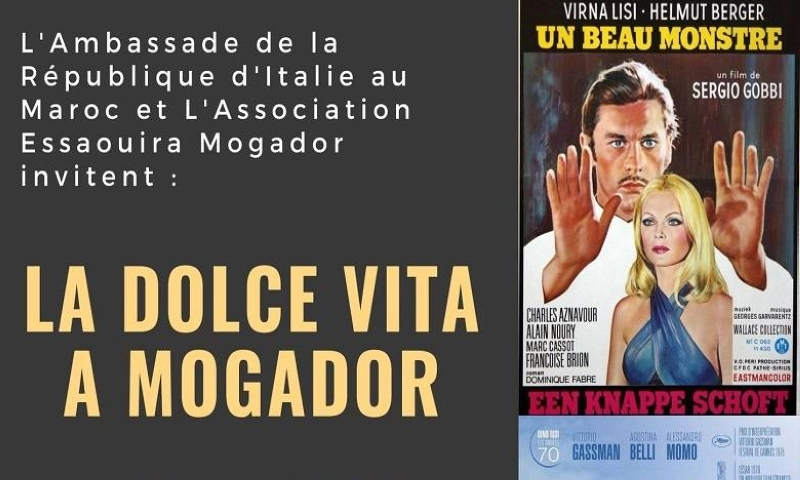 Hommage au cinéma italien.