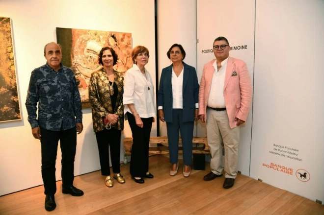 De gauche à droite - Rachid Rhenimi, Tania Chorfi, Amina Benmansour, Bouchra Berrada et Hicham Soulahi.