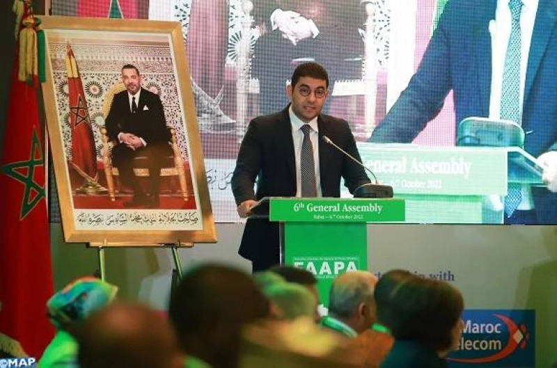 Mohamed Mehdi Bensaid à la tribune de la FAAPA
