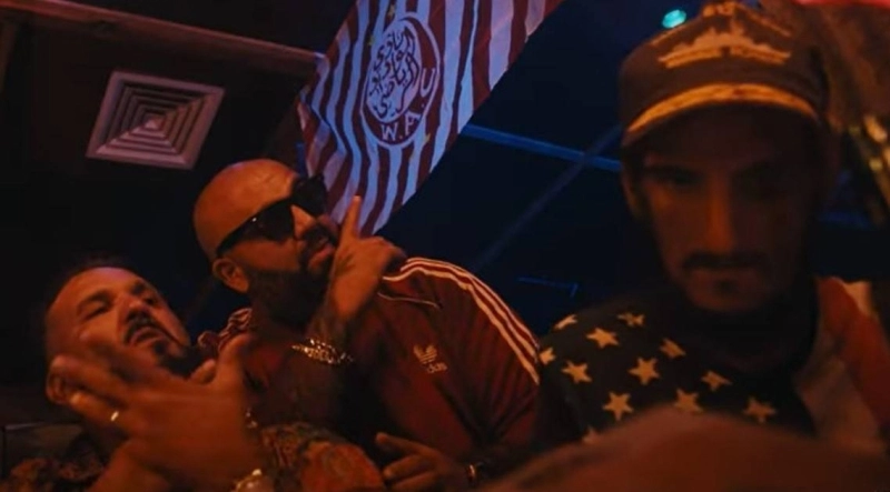 Don BIGG et Réda Taliani dans le clip L'étranger.