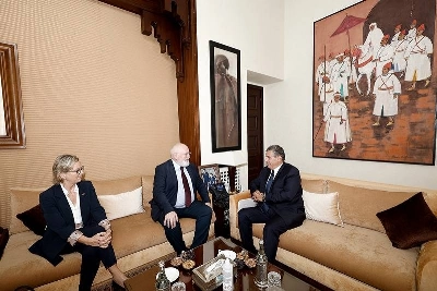 Frans Timmermans reçu par Aziz Akhannouch.