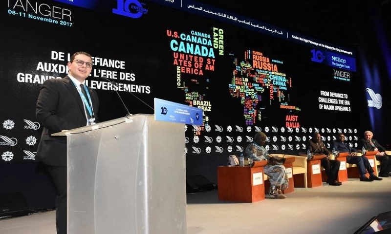 Brahim Fassi Fihri, président de l'Institut Amadeus lors d'une précédente édition des MEDays
