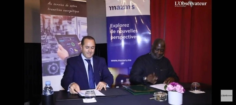 Badr Ikken managing partner du cabinet Gi2 et Abdou Diop managing partner de Mazars.