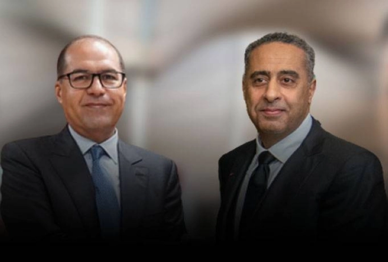 Abdellatif Hammouchi DG de la DGSN et Khalid Safir DG de la CDG.