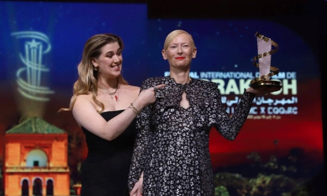 L'actrice écossaise Tilda Swinton honorée en clôture du FIFM 2022.