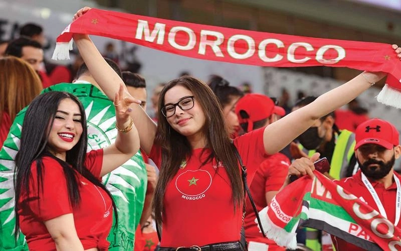 Les femmes ont pris naturellement leur place dans les stades pour encourager la sélection marocaine