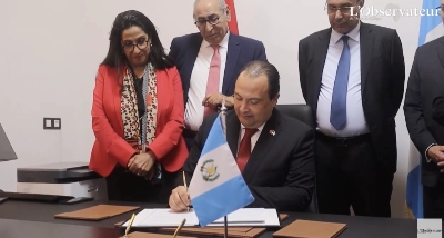Le ministre guatémaltèque des Affaires étrangères, Mario Adolfo Búcaro Flores