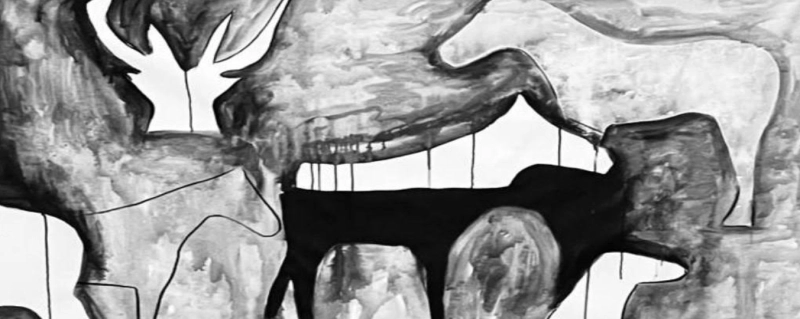 Le monde imaginaire de Ilias Selfati renvoyant à nos instincts bestiaux.