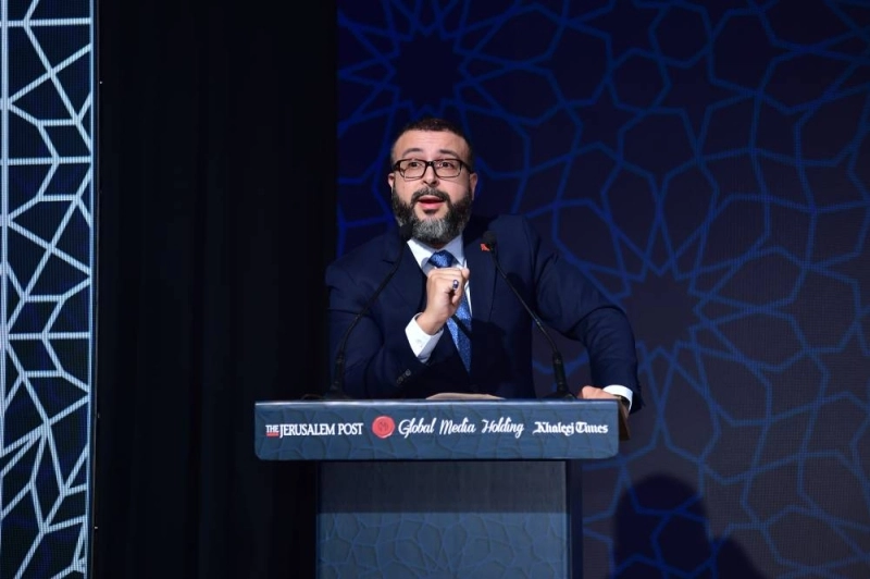 Amine Laghidi lors de son intervention au Global Investment Forum à Marrakech