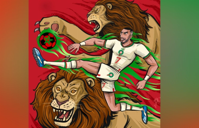 Hakim Ziyech par Yassine Latrache.