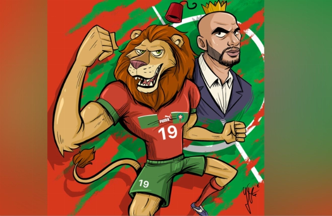 Les lions de l'Atlas vus par Yas.
