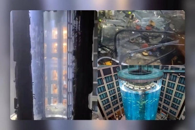 Le plus grand aquarium au monde devenu ruines.