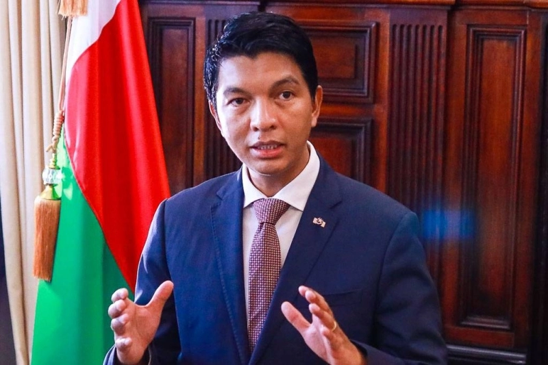 Andry Rajoelina, Président de la république de Madagascar.