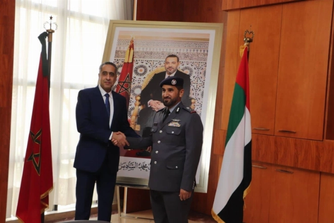 En octobre dernier, Abdellatif Hammouchi, a reçu à Rabat, le Commandant en chef de la police d’Abou Dhabi.