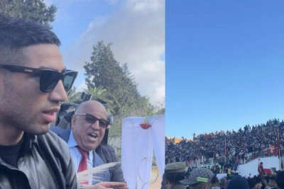 Hakimi a été surpris par l'immensité de la foule de fans venus lui rendre hommage