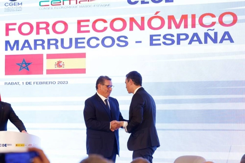 Aziz Akhannouch et Pedro Sanchez au Forum Economique Maroc-Espagne