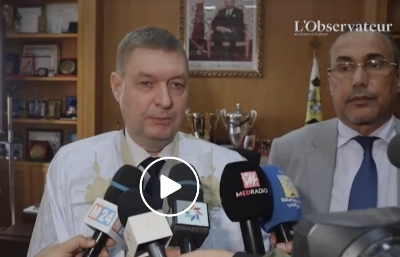 Raivo Tamm en compagnie de El Khattat Yanja