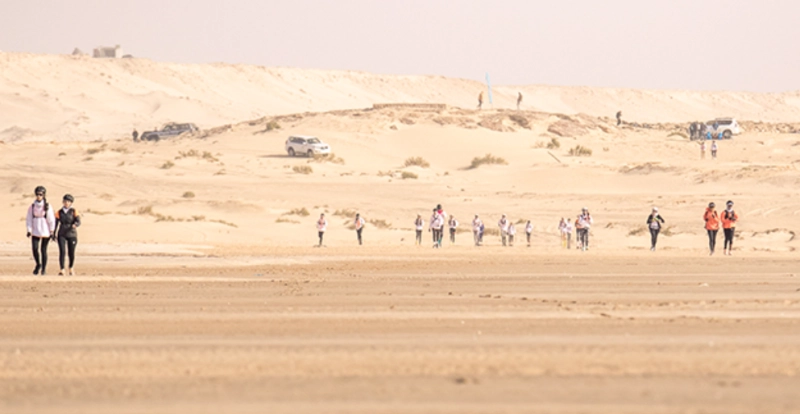 Une course d'orientation de 8 km lors de la 3e étape.