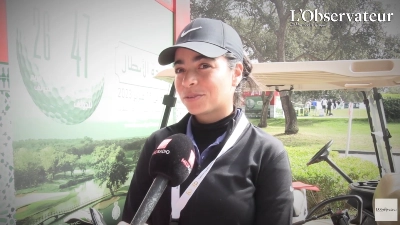 La championne nationale en titre, Lina Belmati