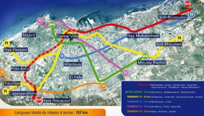 Casablanca sera dotée bientôt d'un RER.