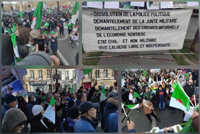 Les slogans scandés expriment le ras-le-bol général des Algériens du système Tebboune, Chengriha and Co.