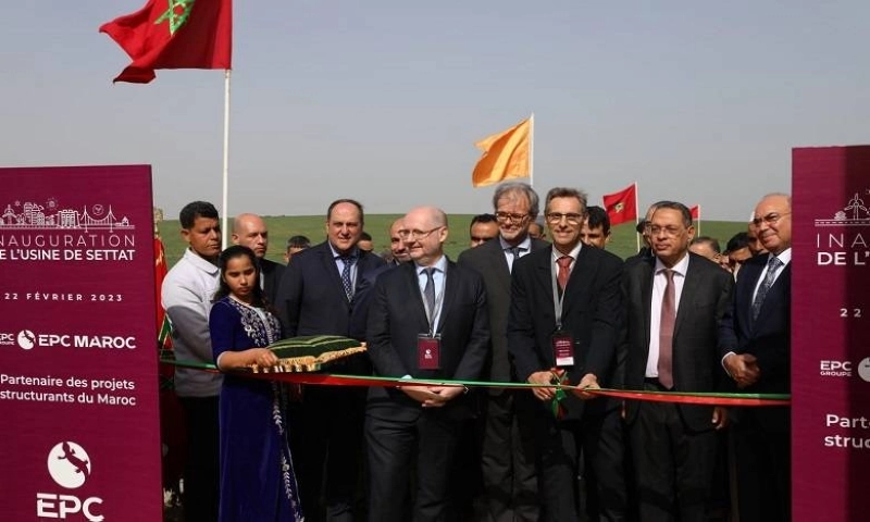 EPC Maroc inaugure une nouvelle usine à Settat.
