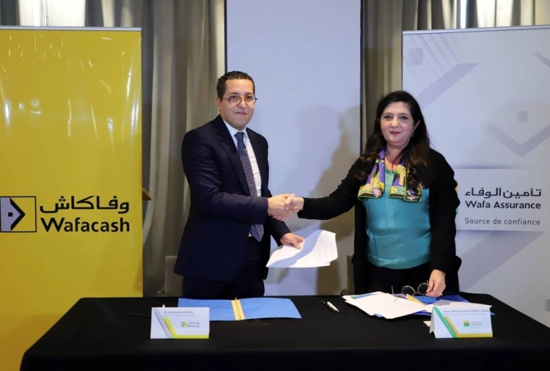 Assurance inclusive. Wafacash s'aalie avec Wafa assurance.
