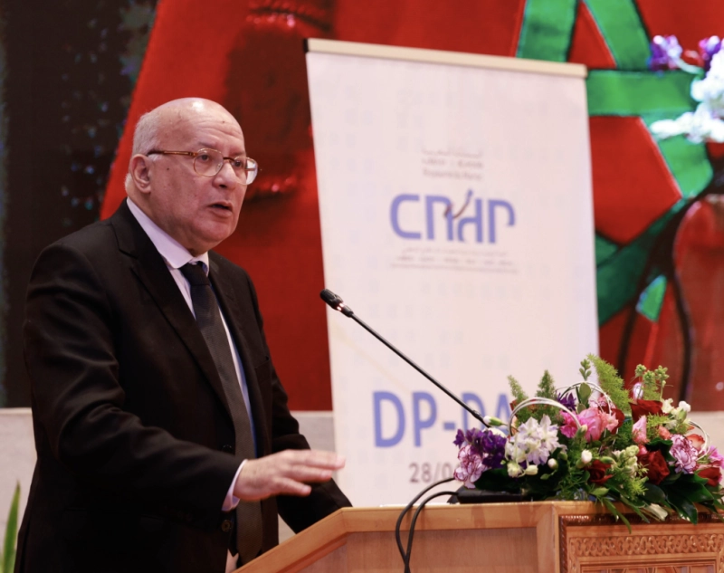 Le président de la CNDP, Omar Seghrouchni