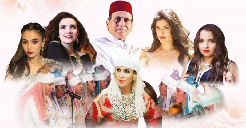 L'orchestre andalou de Fès sous la direction du grand maître Mohammed Briouel, sera accompagné des artistes solistes Françoise-Flore Atlan, Mor Karbasi, Chaimaa Imrane et Fedwa Tadist.