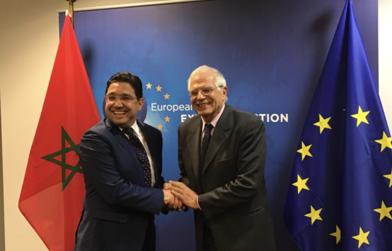 Nasser Bourita avec Josep Borrel