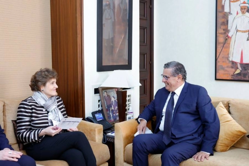 Akhannouch reçoit la PDG du MCC.