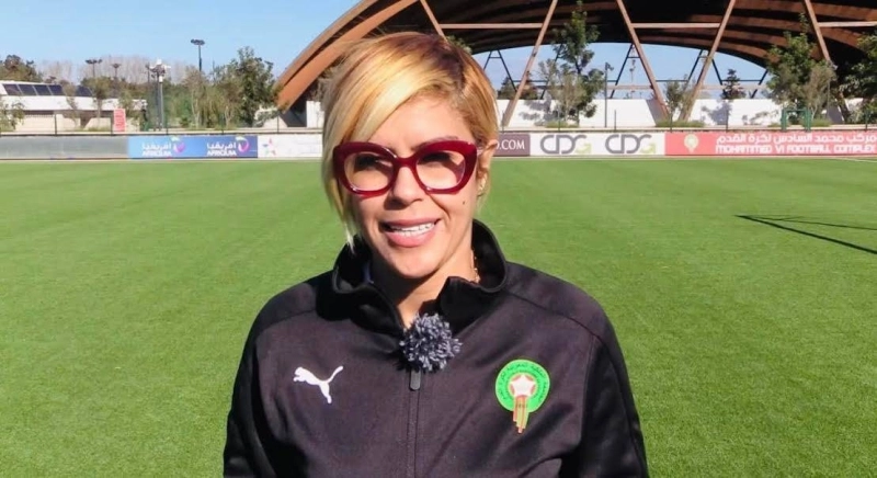 Lamia Boumehdi, nouvelle entraineuse du TP Mazembe dames.