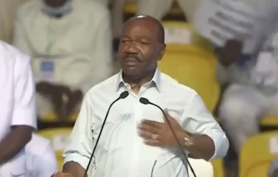Ali Bongo, ému, remerciant le Roi Mohammed VI